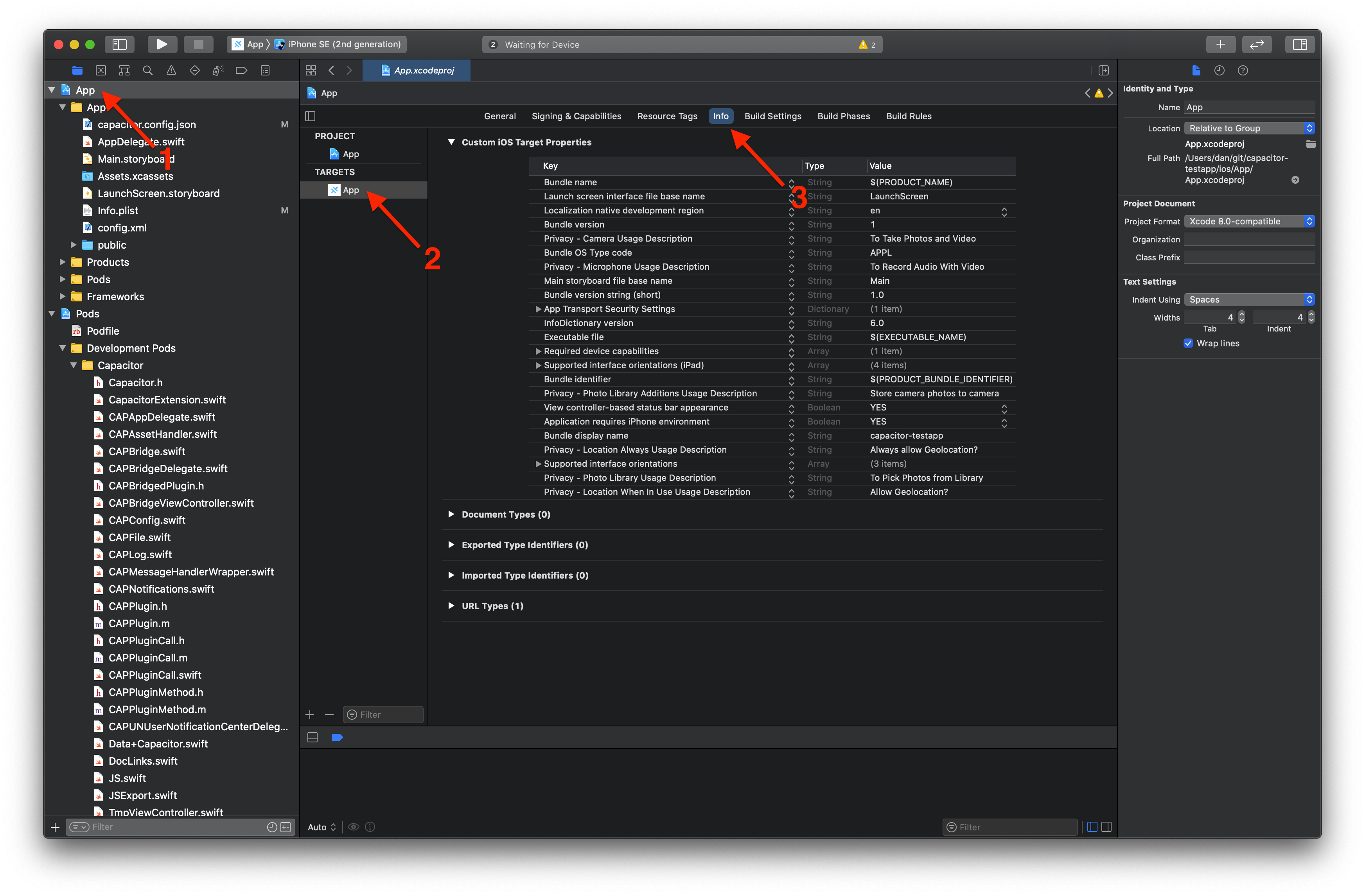 Configuring iOS  Capacitor Documentation